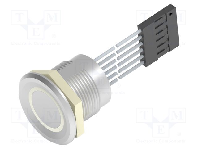 Switch: piezoelectric; Pos: 2; SPST; 1A/24VAC; 1A/24VDC; IP68; RGB