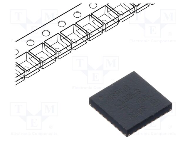 IC: ARM microcontroller; 32MHz; VQFN32; 4kBRAM,64kBFLASH; I/O: 28
