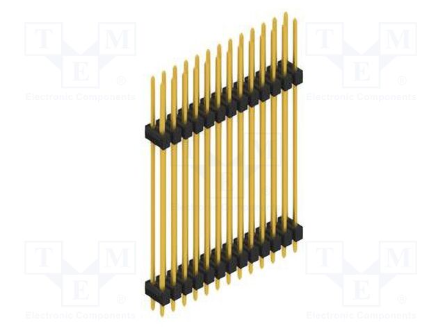 Connector: pin strips; pin header; male; PIN: 26; 2.54mm; THT; 2x13
