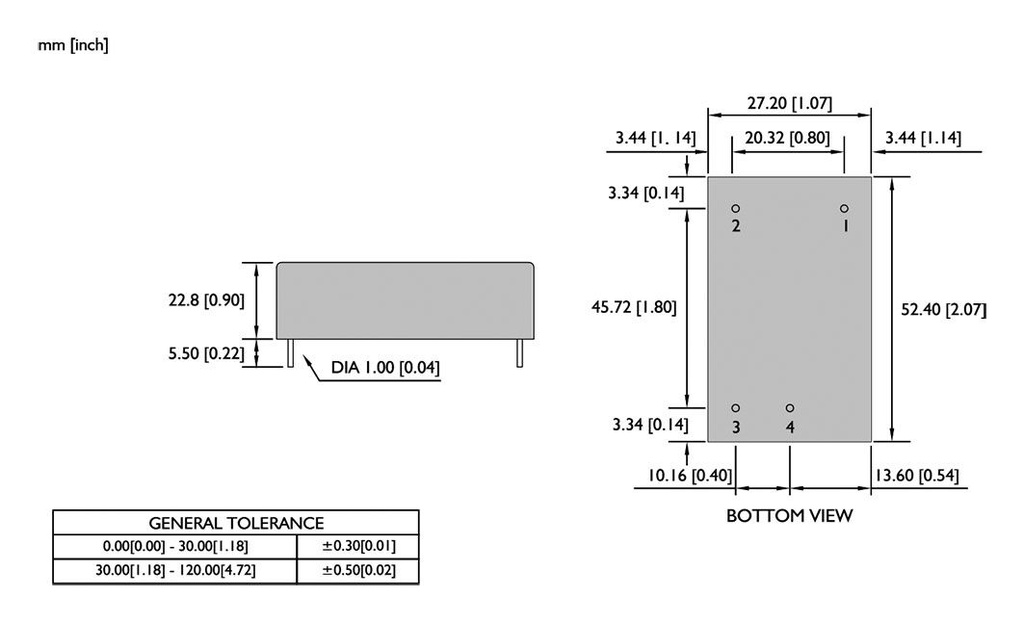 Converter: AC/DC; 10W; Uin: 75÷265V; Uout: 9VDC; Iout: 1.12A; 77%