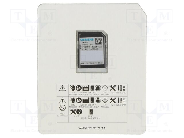 Memory card; 4MB