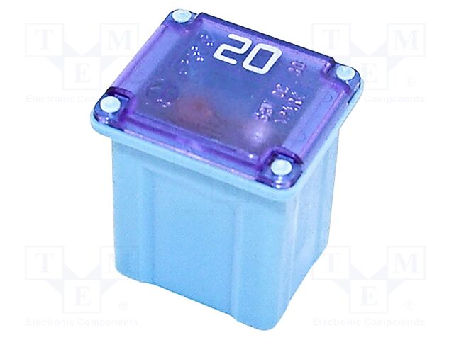 Fuse: fuse; 20A; 58VDC; automotive; 14.1mm; 14.1x12x15.9mm