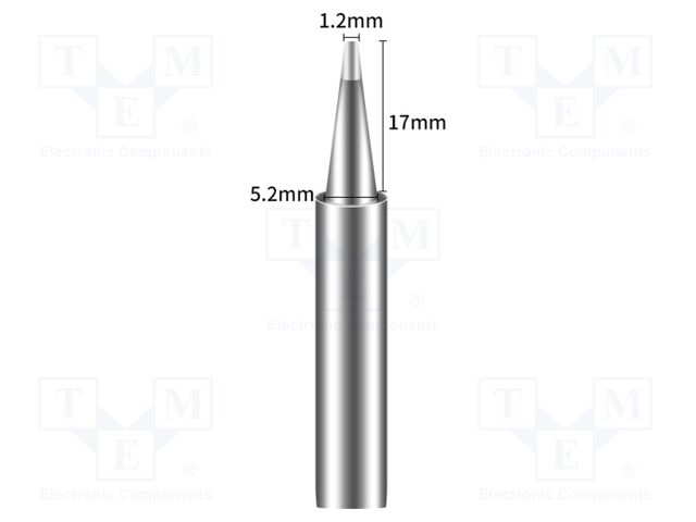 Tip; chisel; 1.2mm; for soldering station; BK969