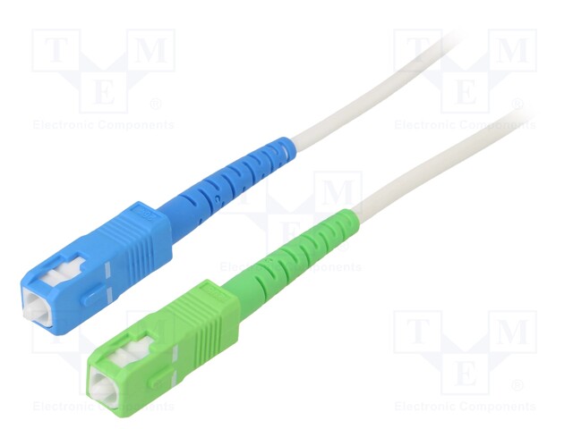 Fiber patch cord; OS2; SC/APC,SC/UPC; 30m; Optical fiber: 9/125um