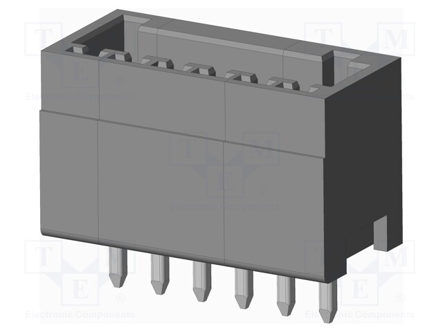 Connector: pluggable terminal block; socket; male; on PCBs
