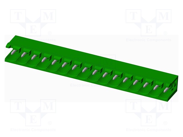 Connector: pluggable terminal block; socket; male; angled 90°