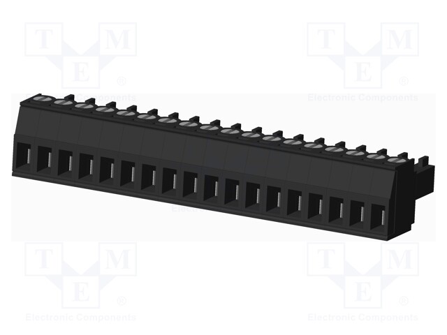Connector: pluggable terminal block; plug; female; straight; 300V