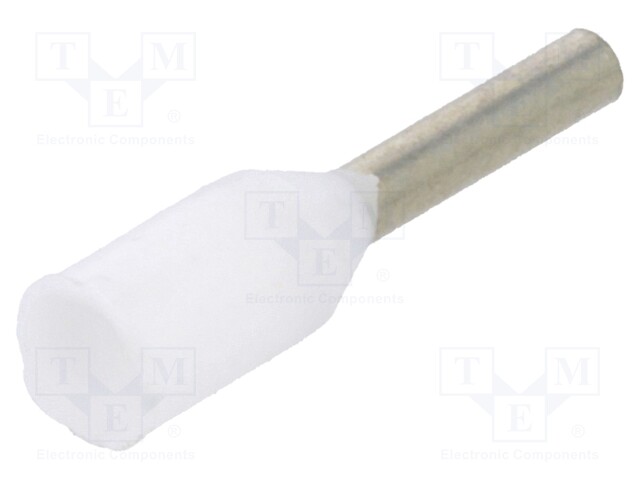 Bootlace ferrule; insulated; copper; Insulation: polypropylene