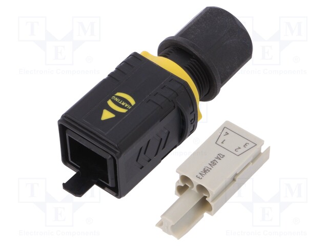 HPP V4 Power plug 48V/12A 4p w/o contact