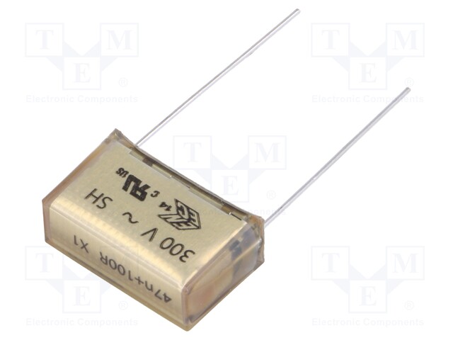 Capacitor: paper; X1; 47nF; 300VAC; 20.3mm; ±20%; THT; Series: P410