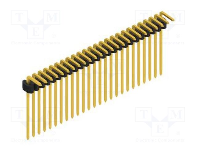 Connector: pin strips; pin header; male; PIN: 25; 1.27mm; THT; 1x25