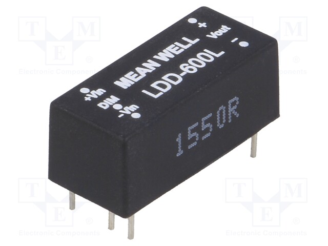Converter: DC/DC; 19W; Uin: 9÷36V; Uout: 2÷32VDC; Iin: 600mA; 4g; IP67