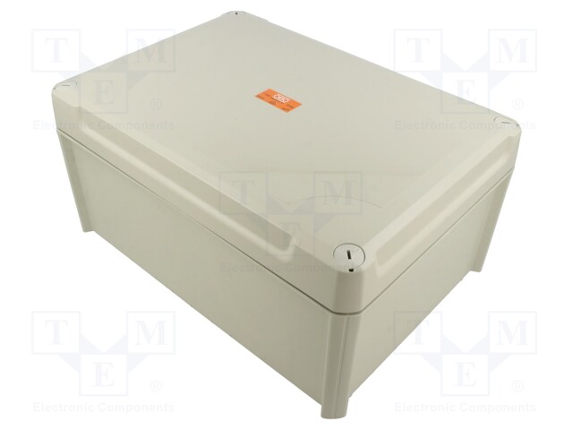 Enclosure: junction box; X: 201mm; Y: 285mm; Z: 137mm; IP66