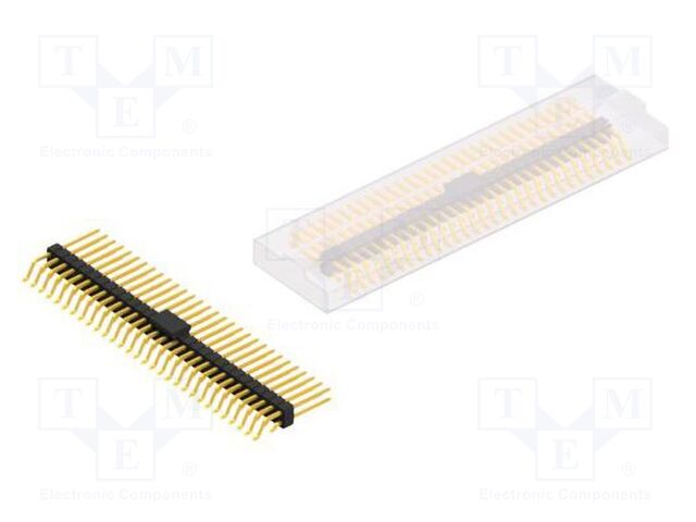 Connector: pin strips; pin header; male; PIN: 60; 2.54mm; SMT; 2x30