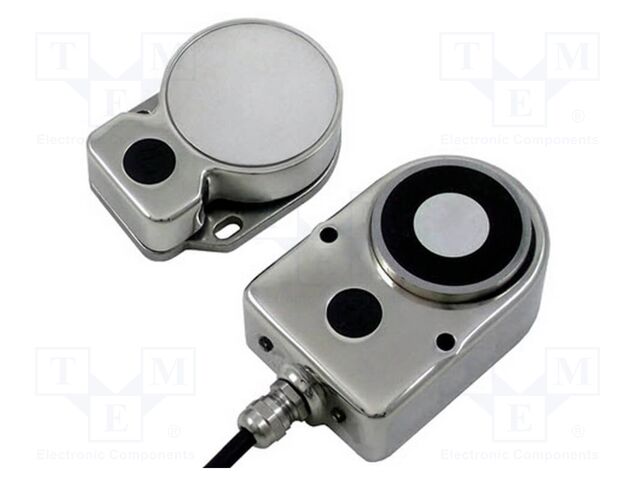 Safety switch: RFID; D40ML; NC x2; IP69K; stainless steel; 200mA