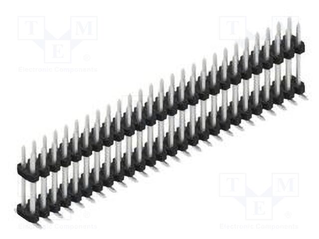 Connector: pin strips; pin header; male; PIN: 52; 2mm; SMT; 2x26