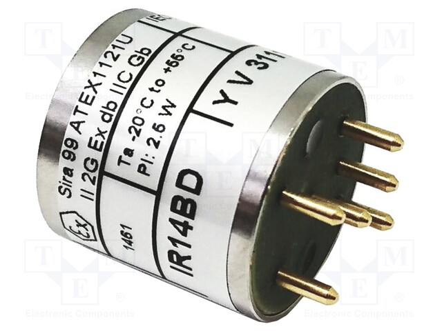 Sensor: gas; C2H2; Range: 0÷100%