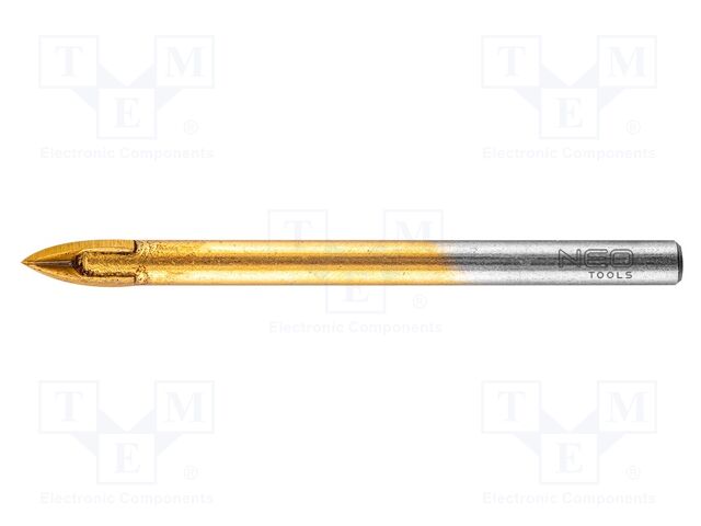 Drill bit; Ø: 6mm; L: 64mm; cemented carbide; universal