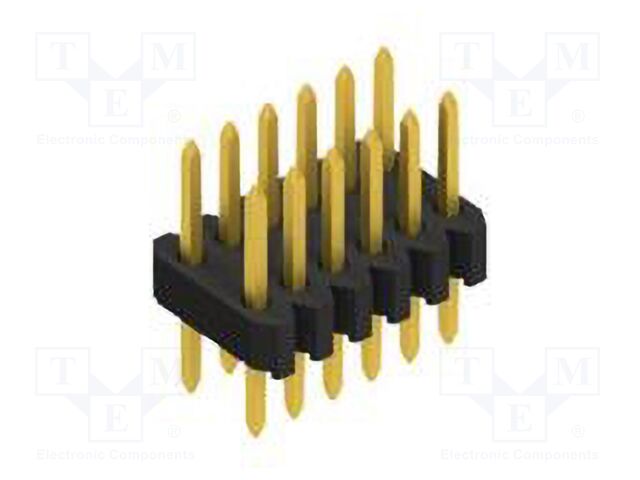 Connector: pin strips; pin header; male; PIN: 12; 1.27mm; THT; 2x6
