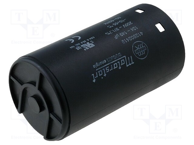 Capacitor: electrolytic; 136uF; Ø45.5x84mm; ±10%; -20÷55°C; 250VAC