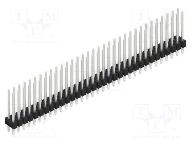 Connector: pin strips; pin header; male; PIN: 66; 2.54mm; THT; 2x33