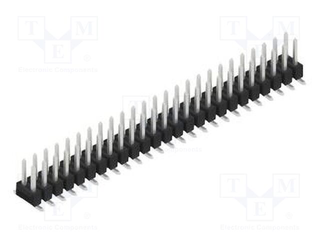 Connector: pin strips; pin header; male; PIN: 50; 2.54mm; SMT; 2x25