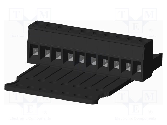 Connector: pluggable terminal block; plug; female; straight; 5mm