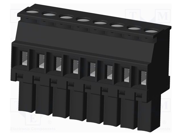 Connector: pluggable terminal block; plug; female; angled 90°