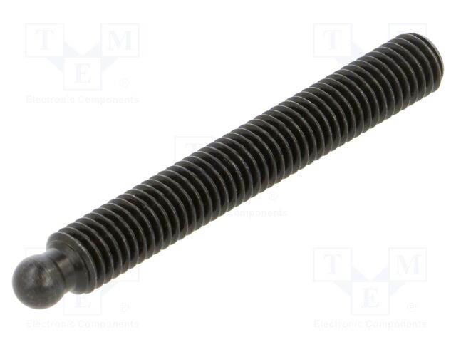 Pin; M8; steel; Ø: 6.1mm; Thread len: 63mm; Connection: ball joint