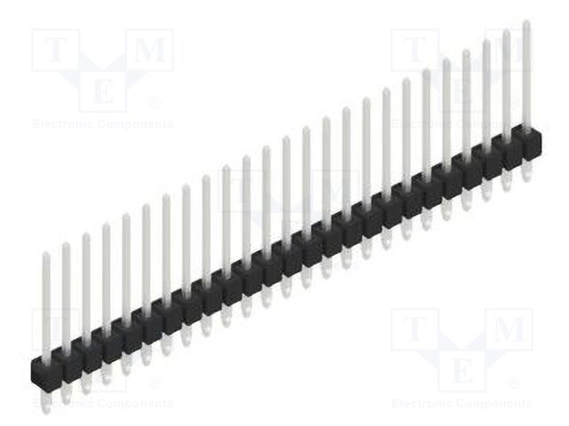 Connector: pin strips; pin header; male; PIN: 25; 2.54mm; THT; 1x25