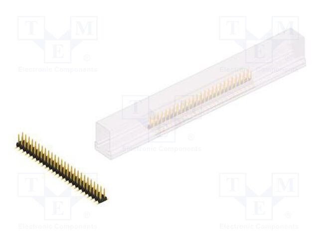 Connector: pin strips; pin header; male; PIN: 52; 2mm; SMT; 2x26