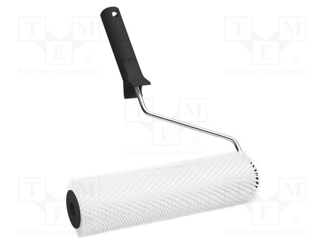 Deaeration roller; W: 250mm; Bristle len: 14mm