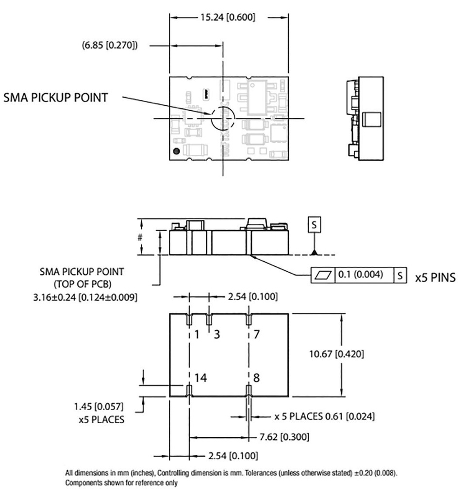 Converter: DC/DC; 1W; Uin: 3.135÷3.465V; Uout: 5VDC; Iout: 200mA; SMD
