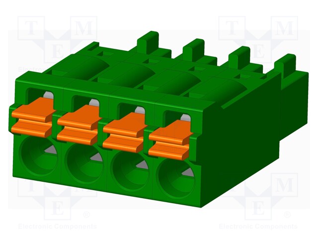 Connector: pluggable terminal block; plug; female; straight; 5.5A