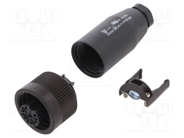 Plug; Connector: circular; 692/693,693; female; PIN: 7; unshielded