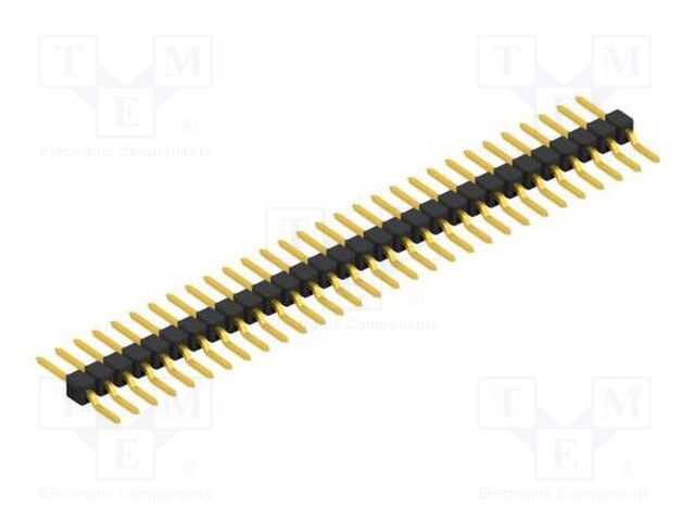 Connector: pin strips; pin header; male; PIN: 30; 2.54mm; SMT; 1x30