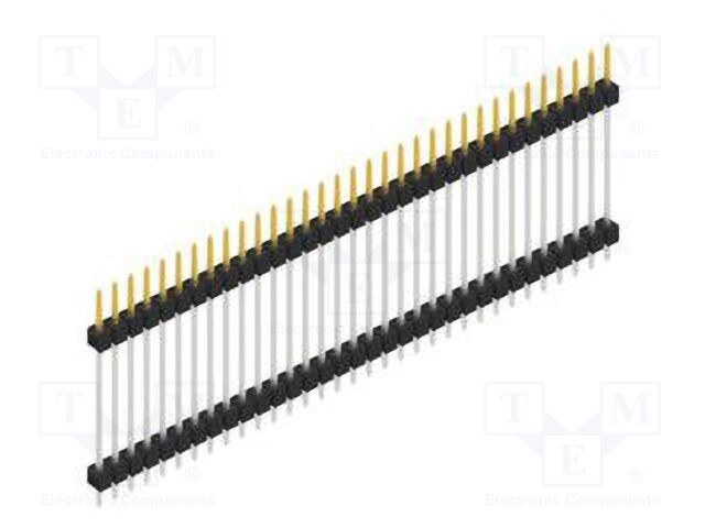 Connector: pin strips; pin header; male; PIN: 33; 2.54mm; THT; 1x33