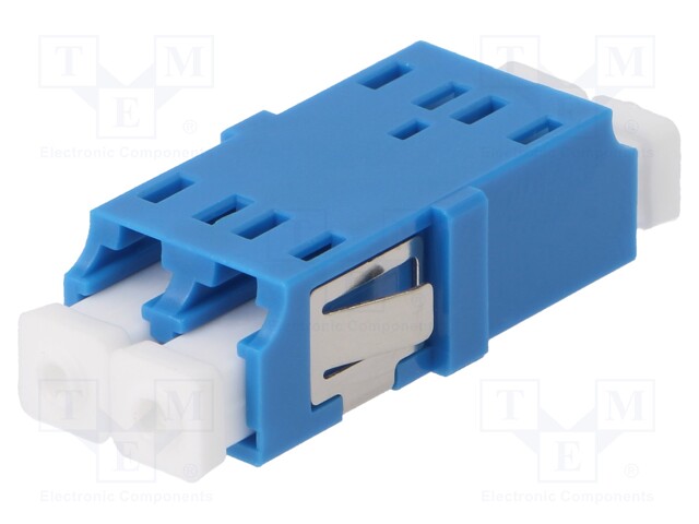 Connector: fiber optic; socket,coupler; LC; female; ways: 2