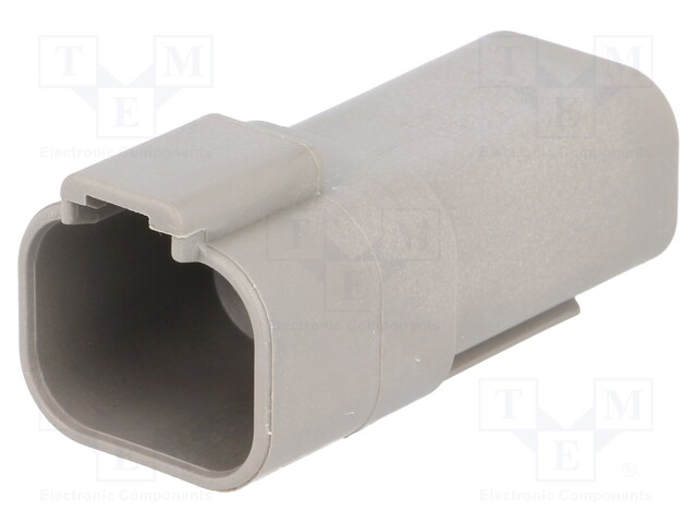 Connector: wire-wire; DT; plug; male; PIN: 4; IP68; Locking: latch