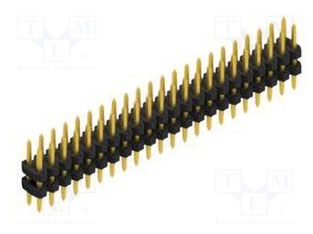 Connector: pin strips; pin header; male; PIN: 44; 2mm; THT; 2x22