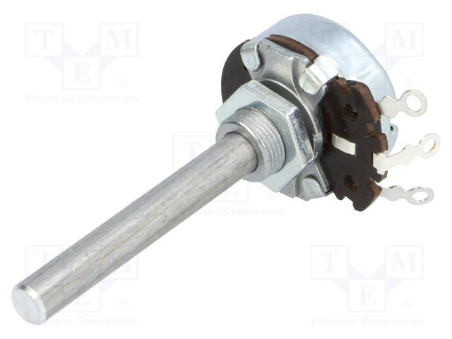 Potentiometer: shaft; single turn; 10Ω; 4W; ±20%; 6mm; Shaft: smooth