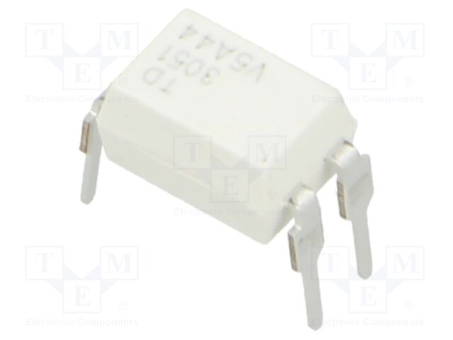 Optotriac; 5kV; triac; DIP4; Colour: white