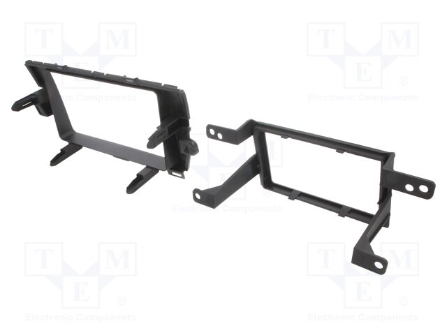 Radio mounting frame; Toyota; 2 DIN; black