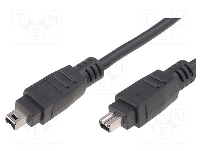 Cable; IEEE1394 4pin plug,both sides; 1.8m