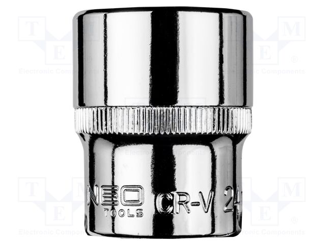 Socket; 6-angles,socket spanner; HEX 24mm; 1/2"