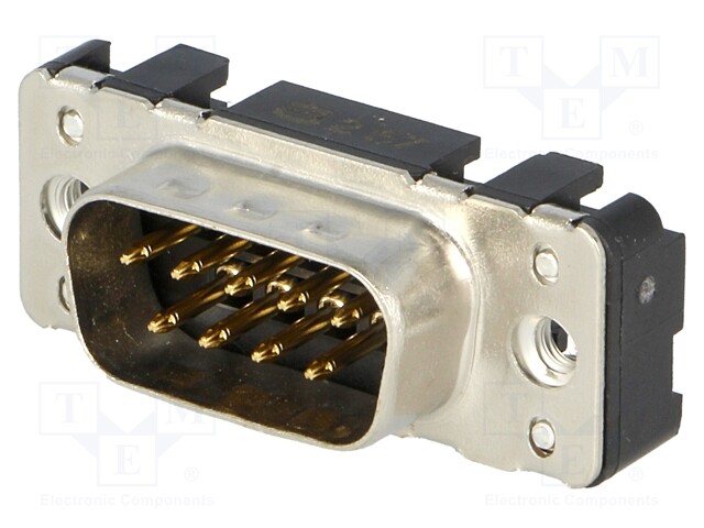 D-Sub; PIN: 9; socket; male; straight; THT; UNC4-40