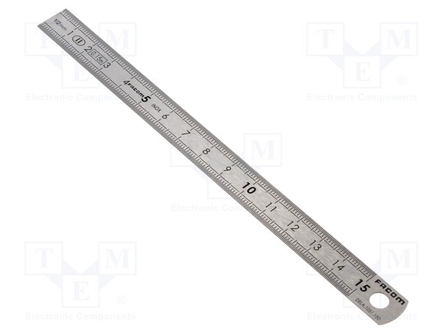 Ruler; L: 150mm; double-sided