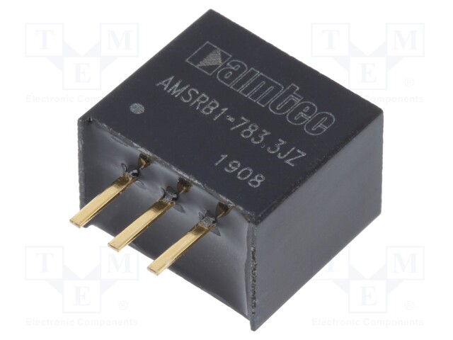 Converter: DC/DC; 3.3W; Uin: 6÷36V; Uout: 3.3VDC; Iout: 1A; SIP3; 1.9g