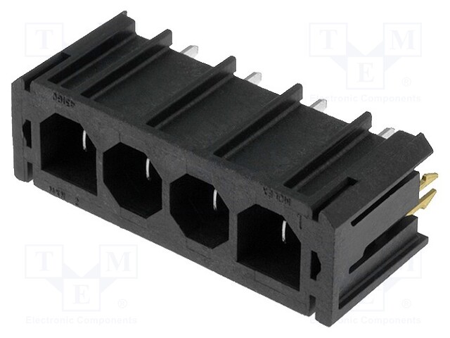 Connector: wire-board; SABRE; socket; male; PIN: 4; tinned; 18A; THT