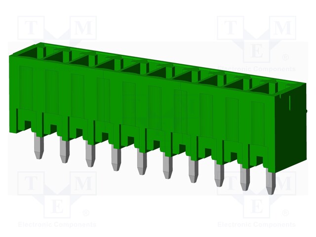 Connector: pluggable terminal block; socket; male; on PCBs